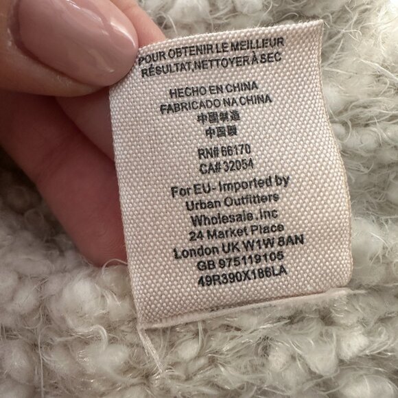 FREE PEOPLE Nubby Cream Super Soft Cardigan Sweater Size Small - Picture 9 of 9